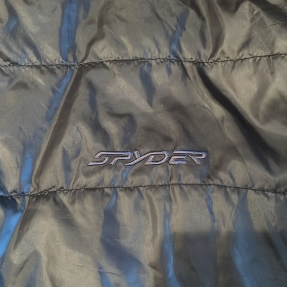 SPYDER black on black light weight ski shell men’s XL new without tags - Picture 8 of 11